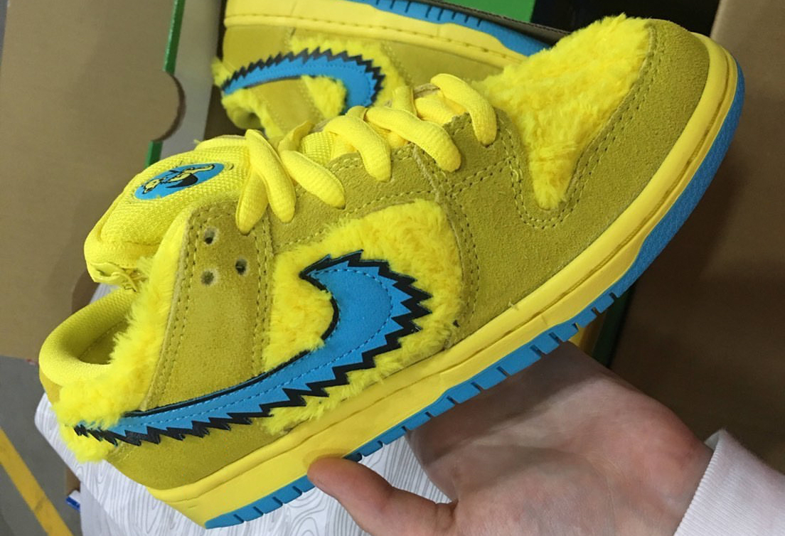 Stockxshoesvip Review & Nike SB Dunk Low Grateful Dead Yellow Bear