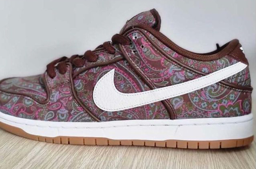 nike sb dunk low pink brown